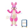 Pink Cartoon Kangaroo Mascot Costume Free Shipping