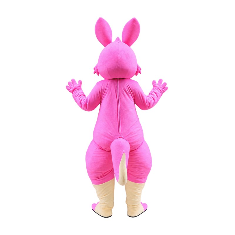 Pink Cartoon Kangaroo Mascot Costume Free Shipping
