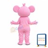 Pink Koala Cartoon Mascot Costume