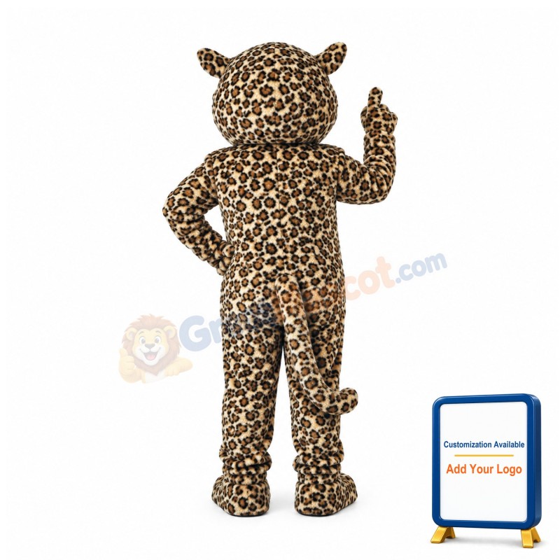 Big Cat Leopard Mascot Costume