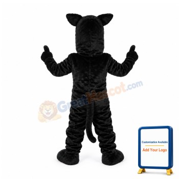 Happy Panther Mascot Costume