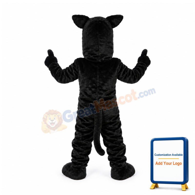 Happy Panther Mascot Costume