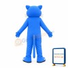 Blue Panther Mascot Costume Leopard