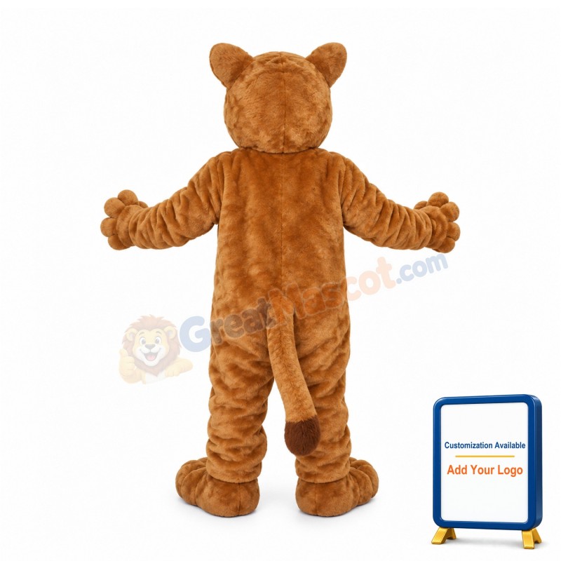 Little Leopard Panther Cat Cougar Cub Mascot Costume