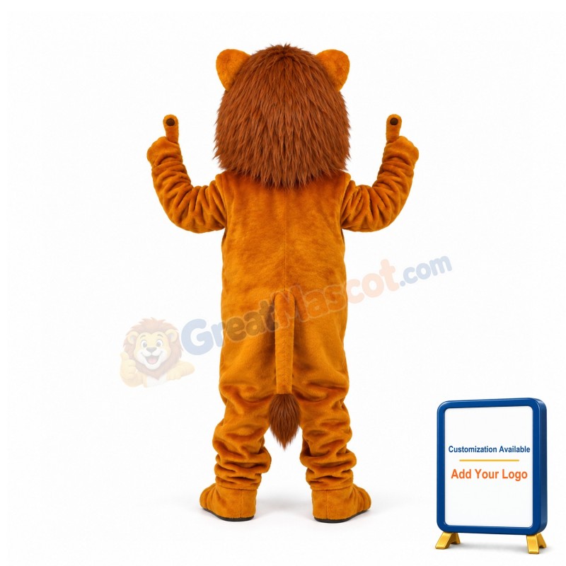 Larry Lion Mascot Costume