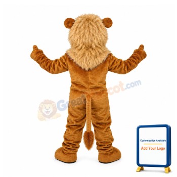 Happy Lion Mascot Costume