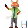 Nick Fox Mascot Costume Zoo Role Playing