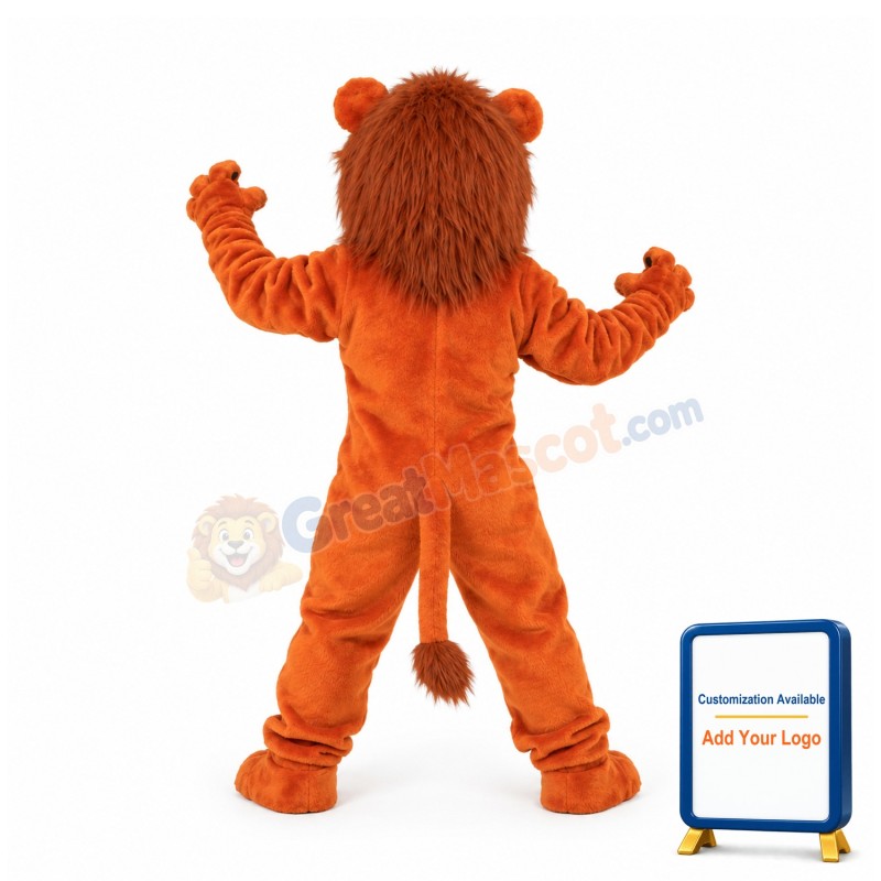 Lion Power Cat Mascot Costume