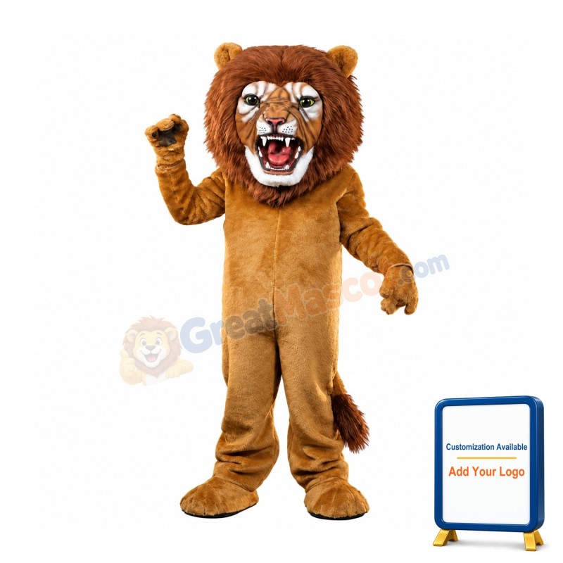 Super Lion Mascot Costume