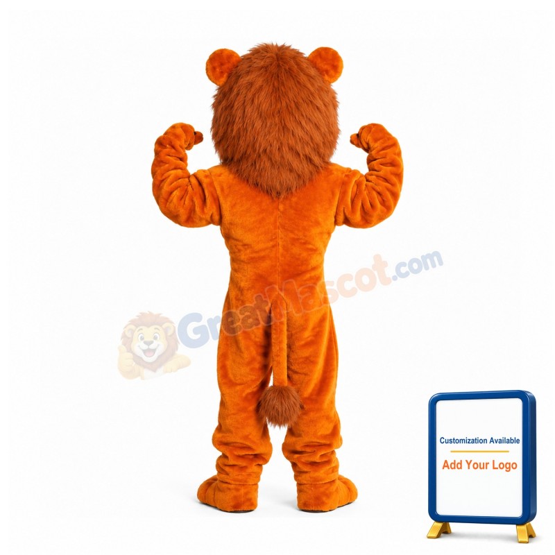 Super Power Cat Lion Mascot Costume