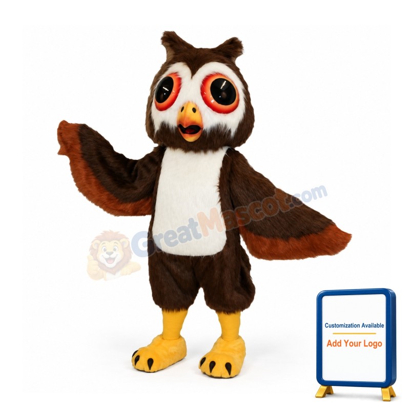 Oliver Owl Mascot Costume