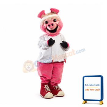 Ollie Oink Pig Mascot Costume