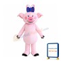 Character Adult cute pink pig Mascot Costume