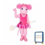 Angelina Ballerina Pig mascot costumes Free Shipping