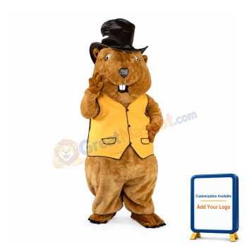 Mr. Beaver Mascot Costume