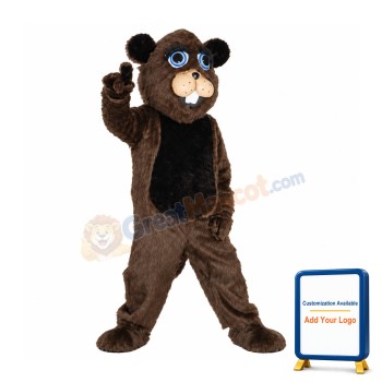 Handmade Beaver Mascot Costume
