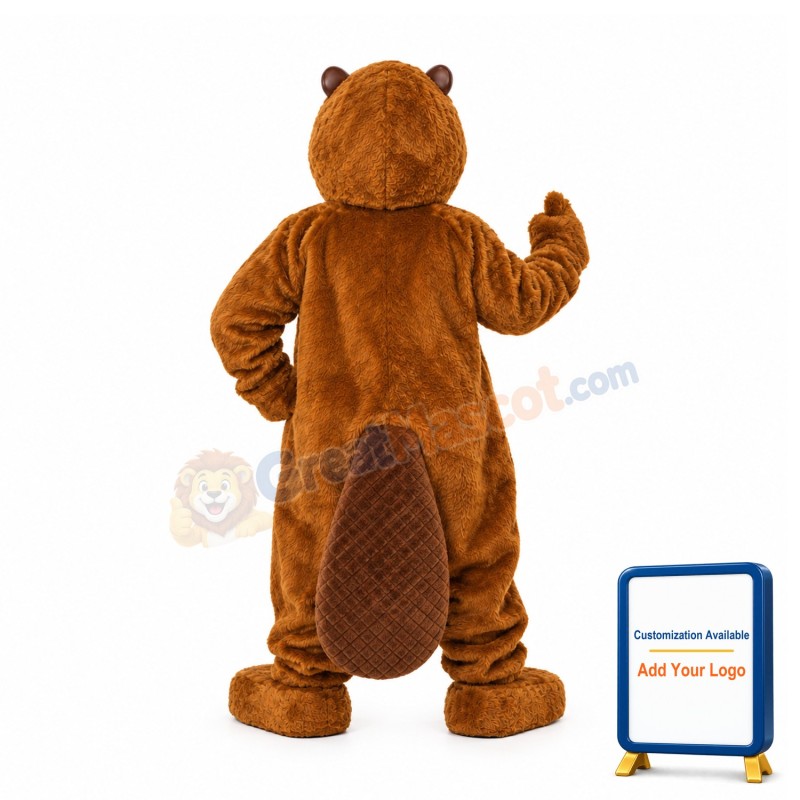 Adult Beaver Mascot Costume