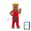Model Beaver Mascot Walking Act Promotion Costume