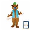 Brown Beaver W Big Tail Mascot Costume