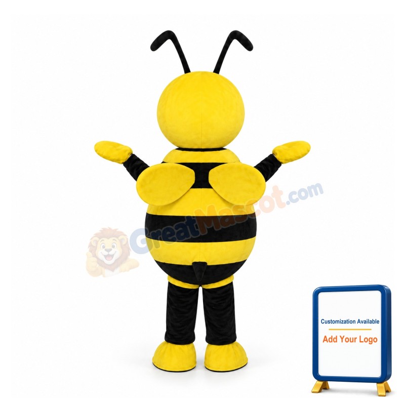 Lovely Yellow Bee Mascot Costume