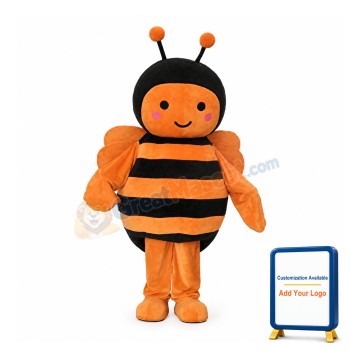 Orange Black Bee Christmas Halloween Mascot Costume