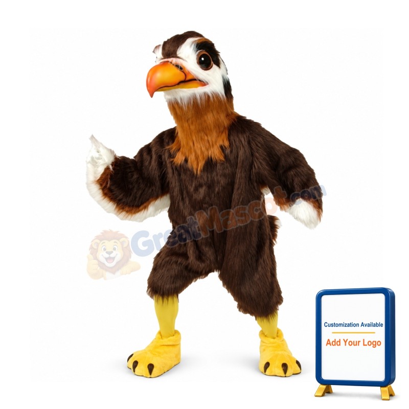 Regal Hawk Mascot Costume