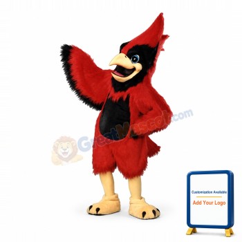 Big Red Cardinal Mascot Costume
