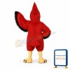 Big Red Cardinal Mascot Costume