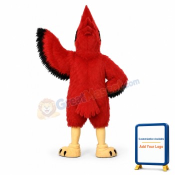 Big Red Cardinal Mascot Costume