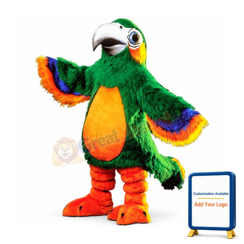 Patty Parrot Mascot Costume