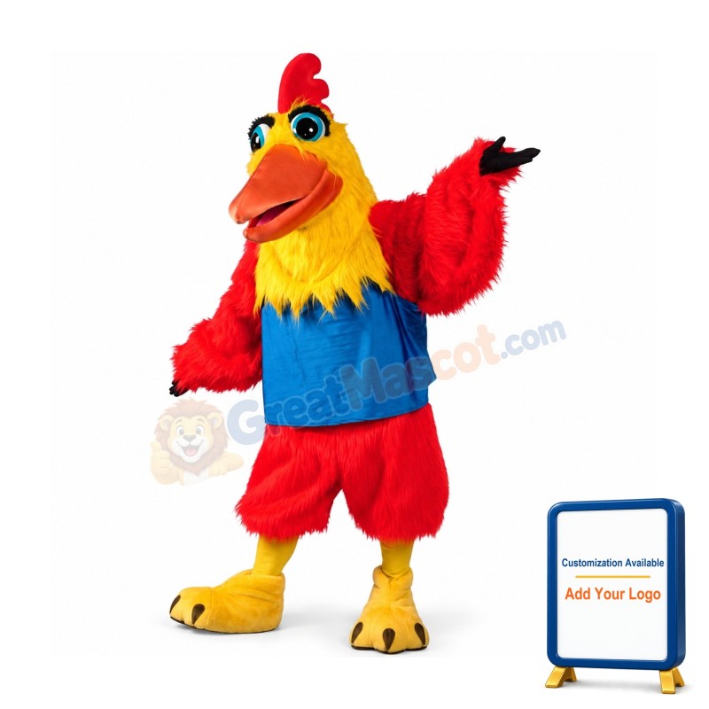 Rooster Mascot Costume