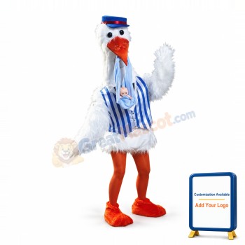 Stork Mascot Costume