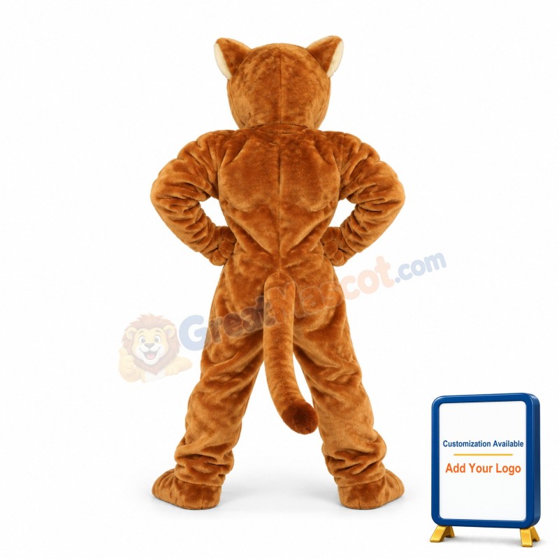 Cougar Power Cat Mascot Costume