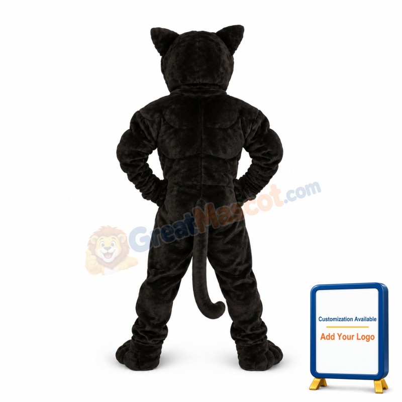 Panther Power Cat Mascot Costume