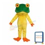 Frog New Professional Green Frog Adult Mascot Costume