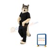 Police Wolf Mascot Costume