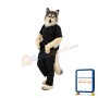 High Quality Police Wolf Mascot Costume