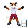 Soccer Fox Mascot Costume