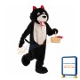 Black Wolf Mascot Costume