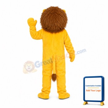 Lionel the Lion Mascot Adult Costume