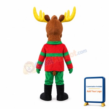 Lovely Christmas Deer Mascot Costume