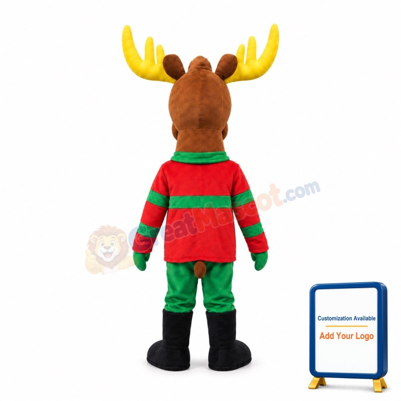 Lovely Christmas Deer Mascot Costume