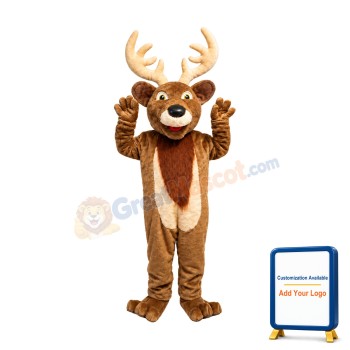 New Deer Adult Mascot Costume