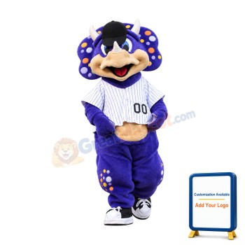 Triceratops Dinosaur Mascot Costume