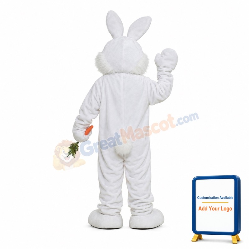 Plush Bunny Mascot Costume