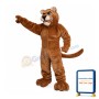 Power Leopard Panther Cat Cougar Mascot Costume