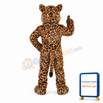 Leopard Cheetah Jaguar Mascot Costume