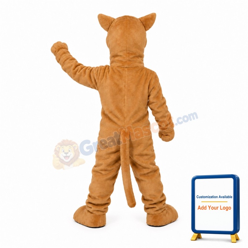Happy Lion Mascot Costume