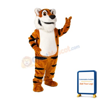 T. Toby Tiger Mascot Costume