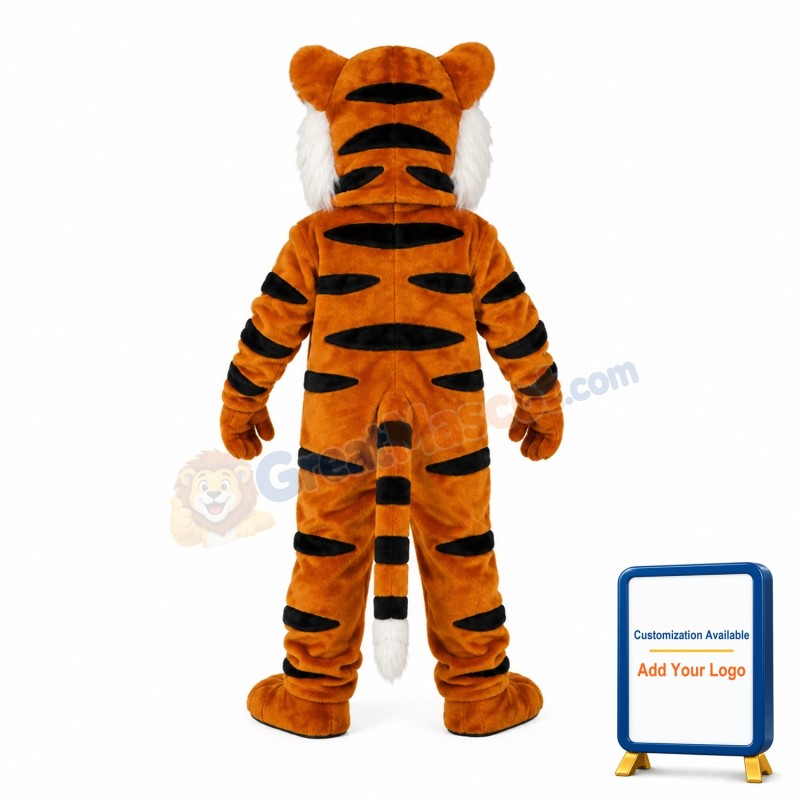 T. Toby Tiger Mascot Costume